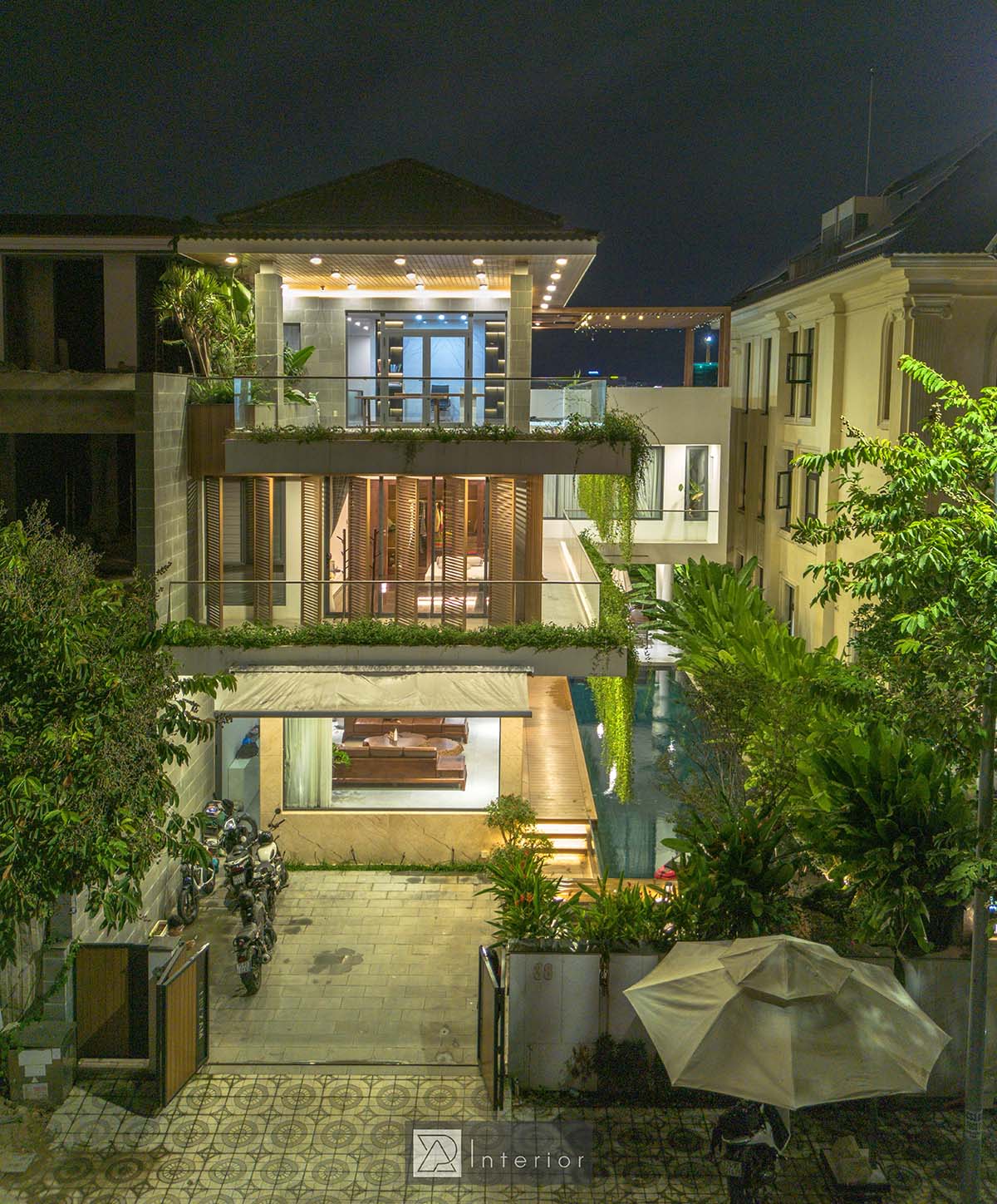 Thi công nội thất Tan