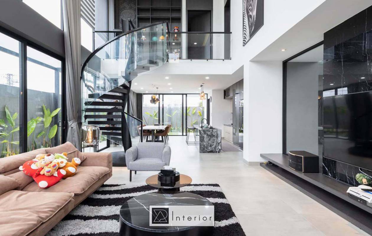 HA House - Nhà Phố Thông Tầng Hiện Đại Cá Tính Với Tone Đen Trắng